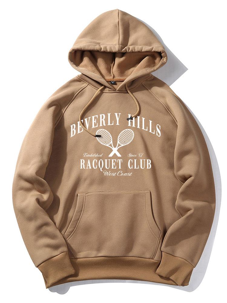 Billiver Hills Tennis Print Hoodie-Mitchell Shoes