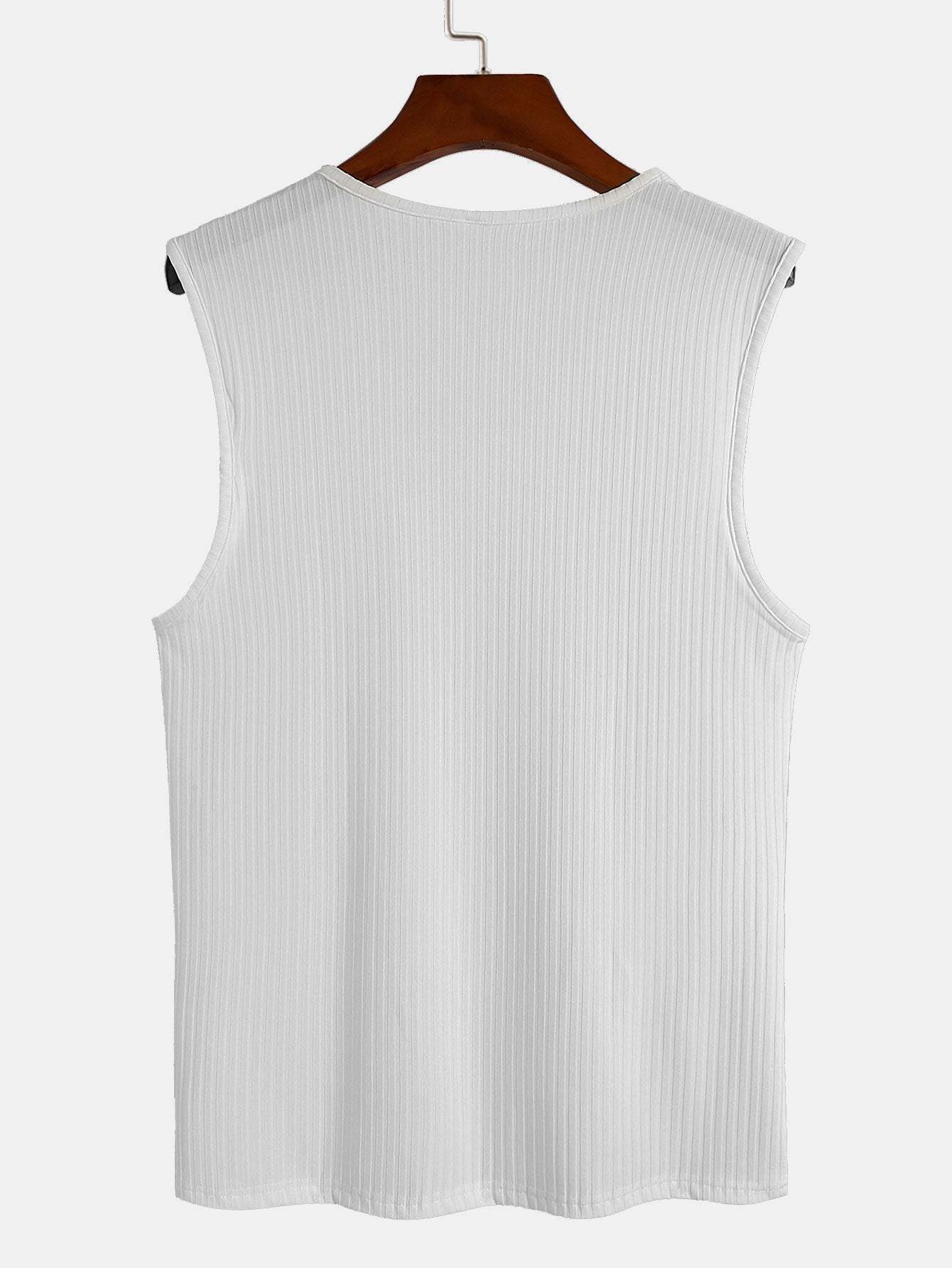 Basic Ribbed Muscle Tank-Mitchell Shoes