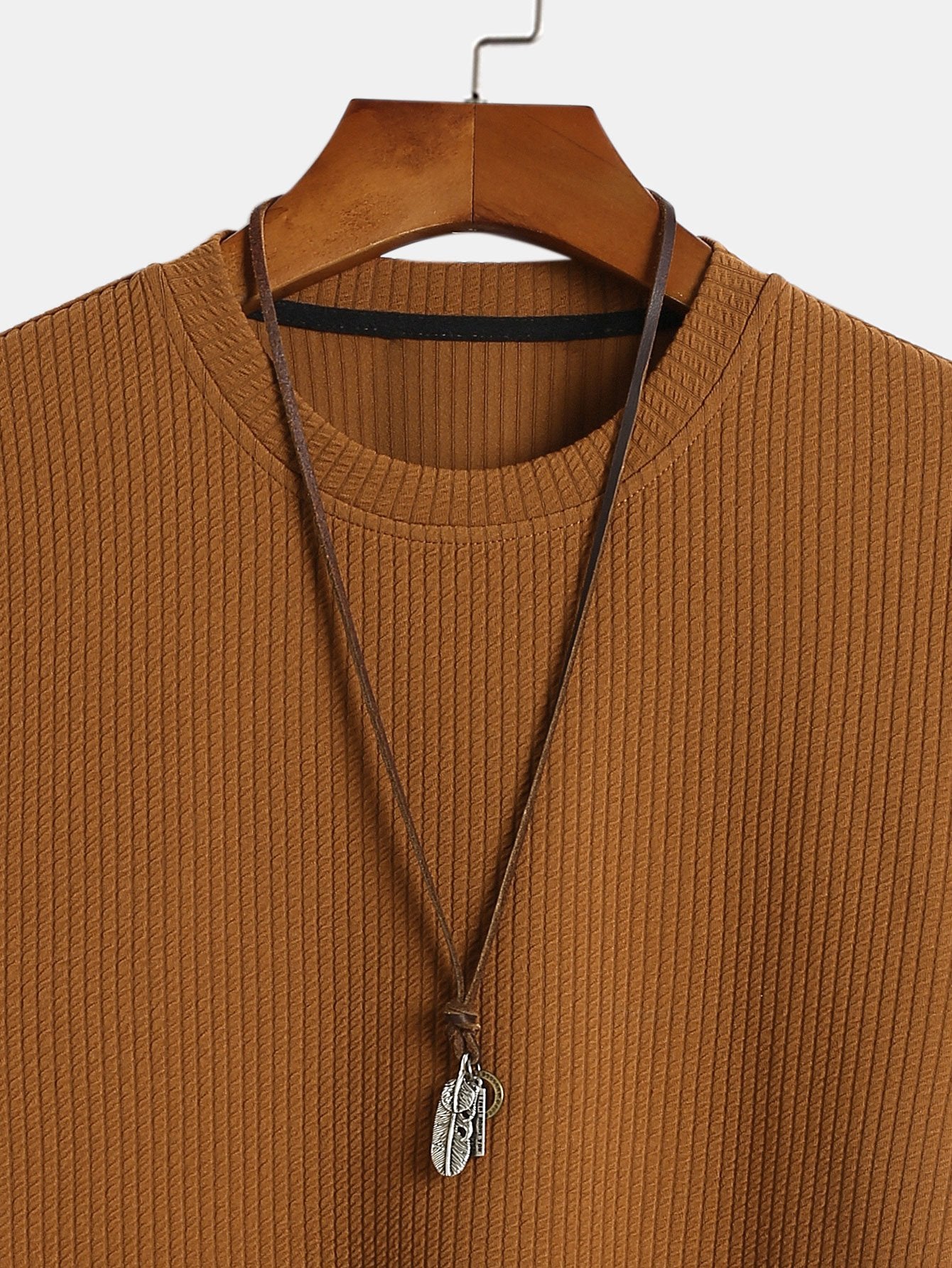 Ribbed Crew Sweatshirt-Mitchell Shoes