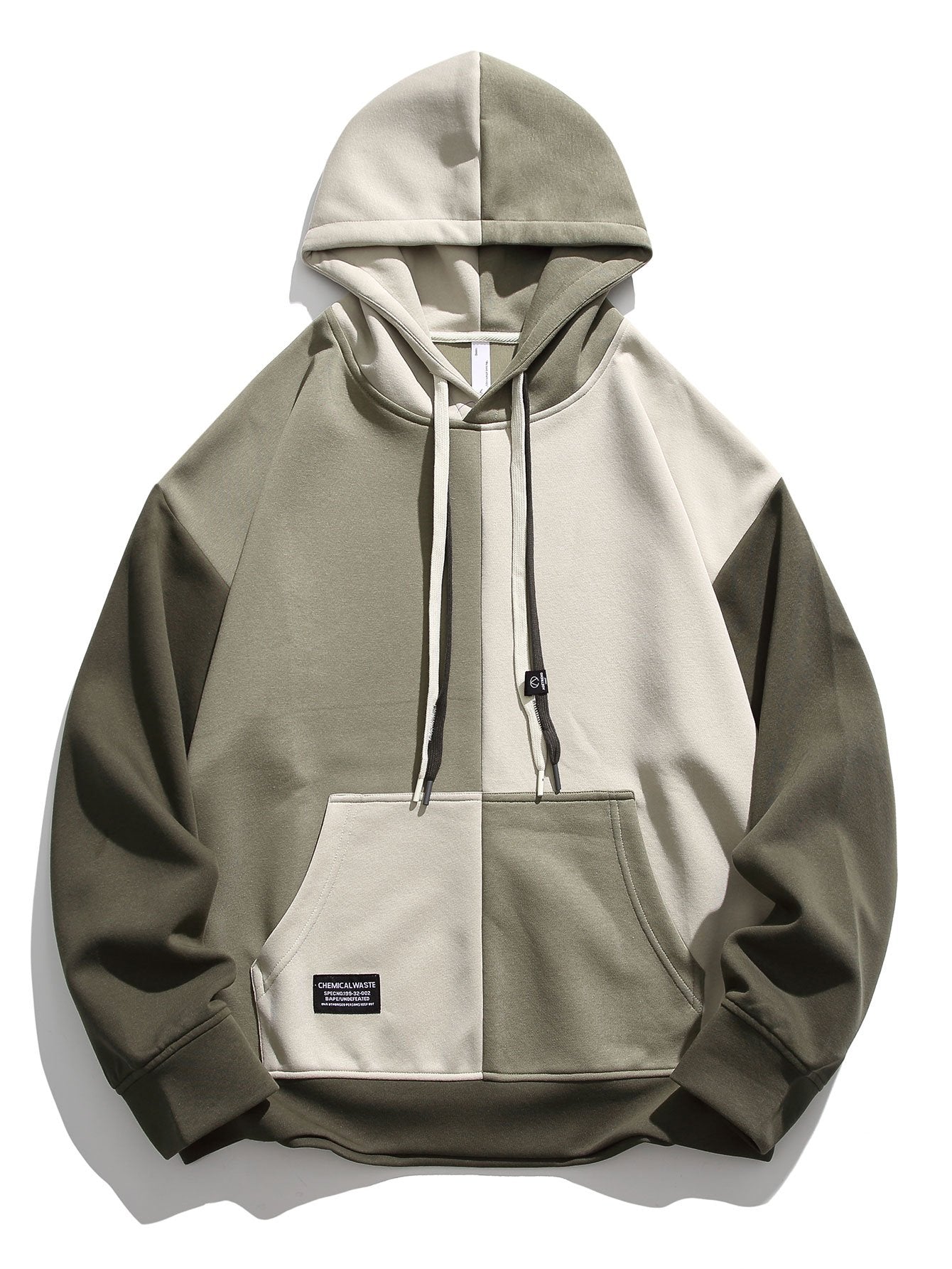 Oversize Color Block Hoodie-Mitchell Shoes