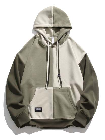 Oversize Color Block Hoodie-Mitchell Shoes