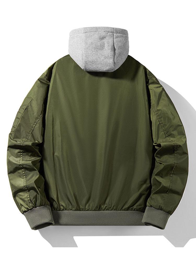 Hooded Bomber Jacket-Mitchell Shoes