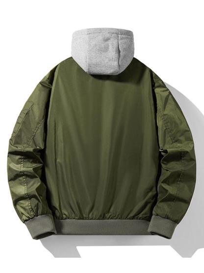 Hooded Bomber Jacket-Mitchell Shoes