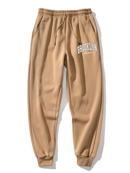 Brooklyn Letter Print Hoodie & Jogger Pants-Mitchell Shoes