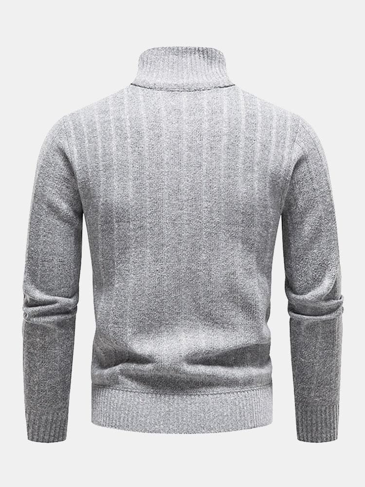 Textured Quarter Zip Sweater-Mitchell Shoes