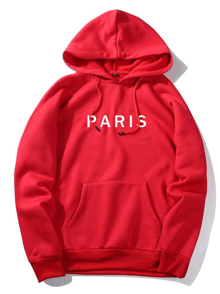 Paris Print Raglan Hoodie-Mitchell Shoes