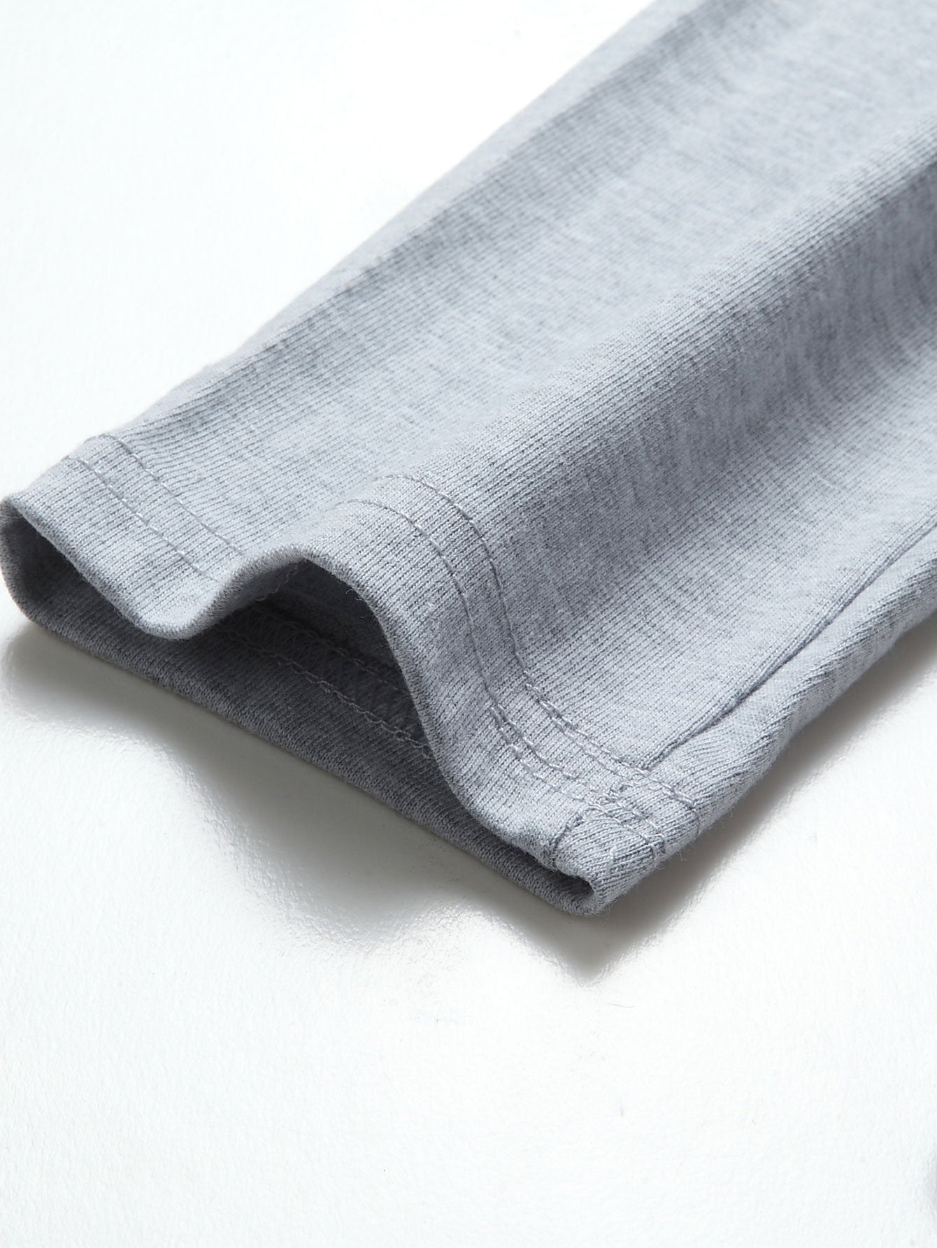 Basic Long Sleeve Cotton T-Shirt-Mitchell Shoes