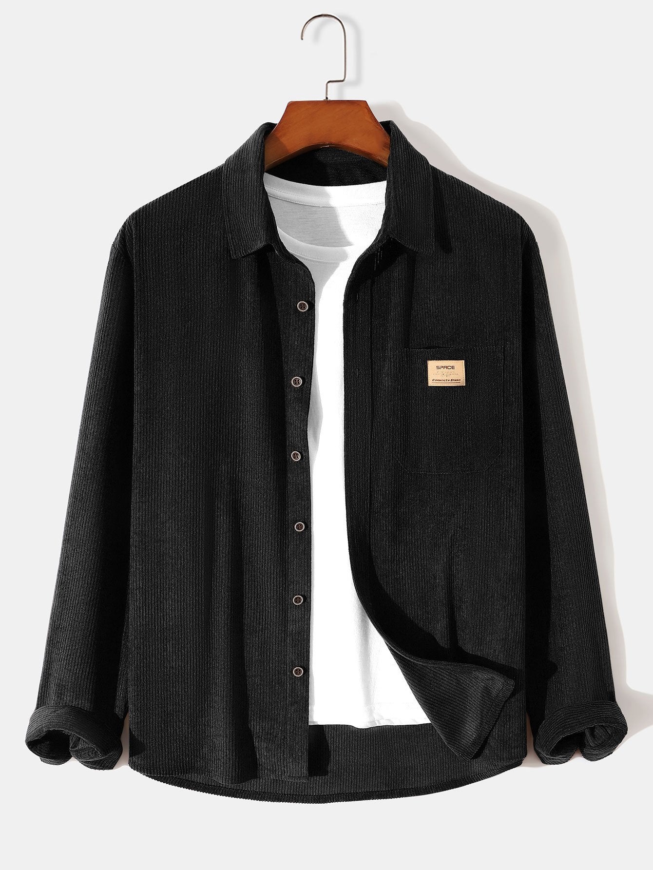Long Sleeve Corduroy Shirt-Mitchell Shoes