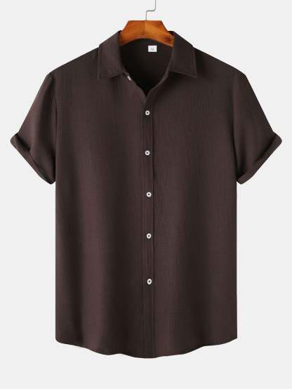 Textured Button Up Shirt-Mitchell Shoes