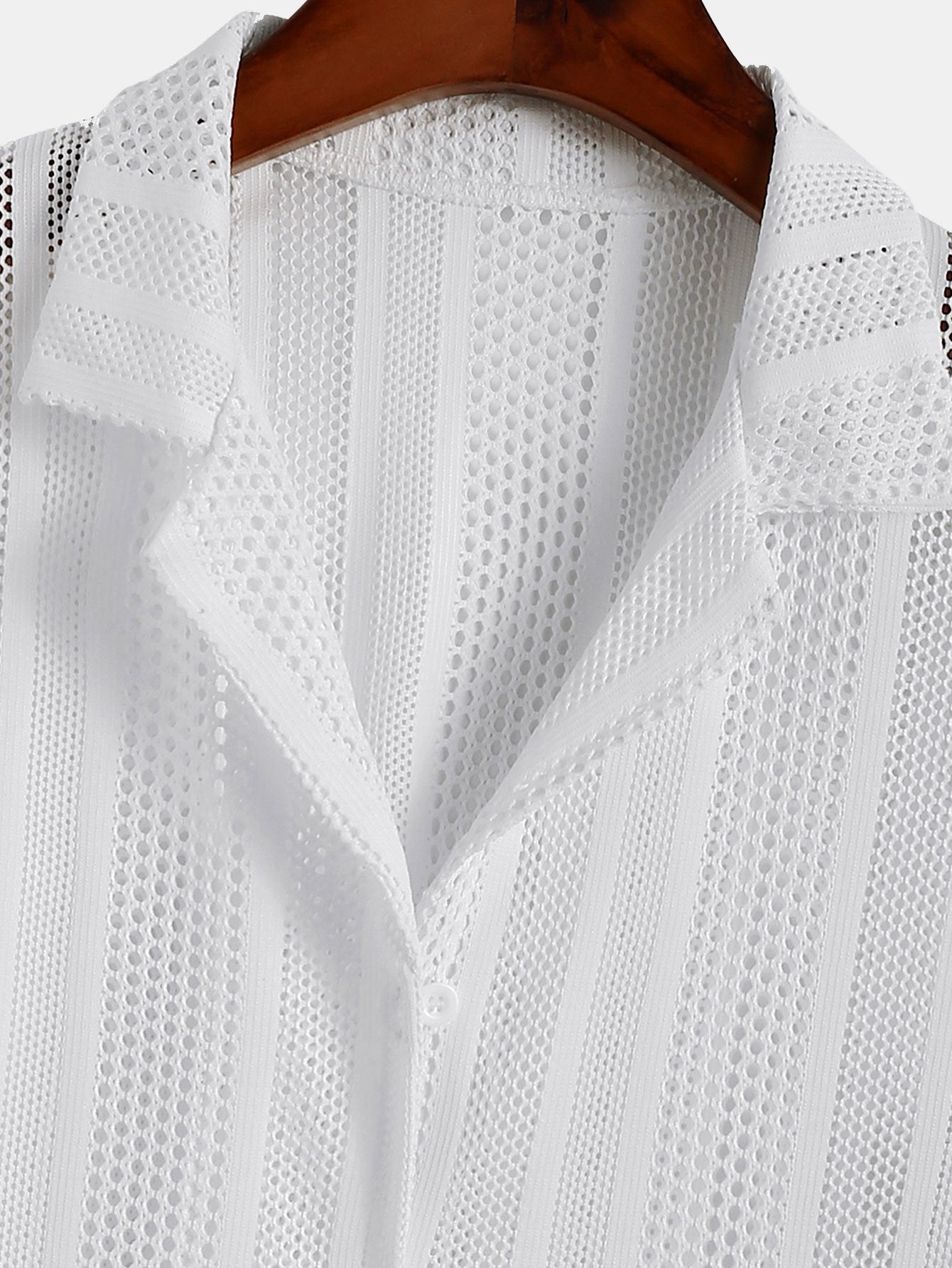 Mesh Textured Shirt-Mitchell Shoes