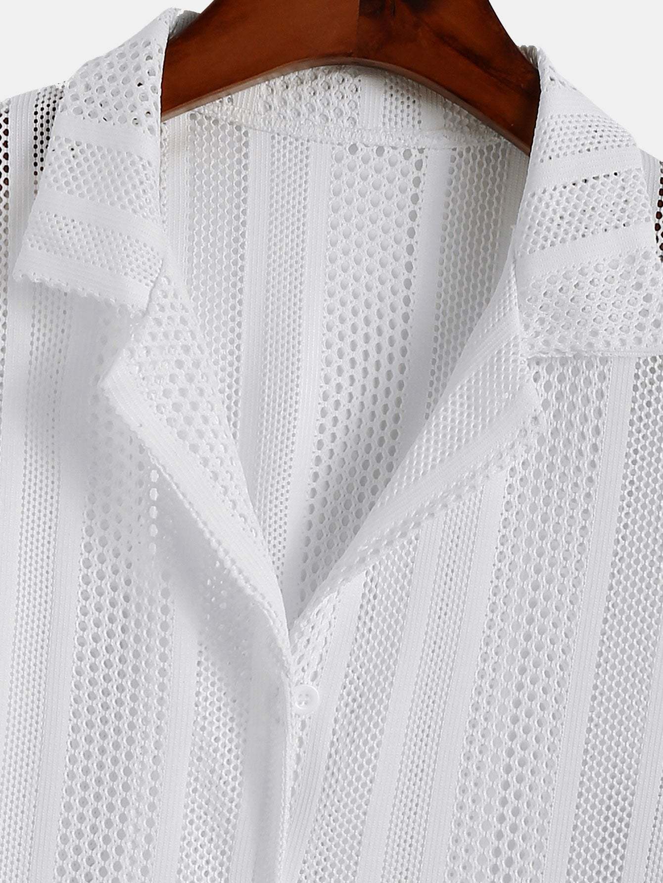 Mesh Textured Shirt-Mitchell Shoes