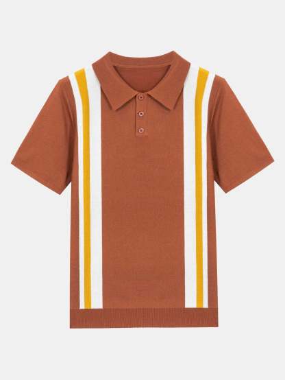 Striped Sweater Polo-Mitchell Shoes