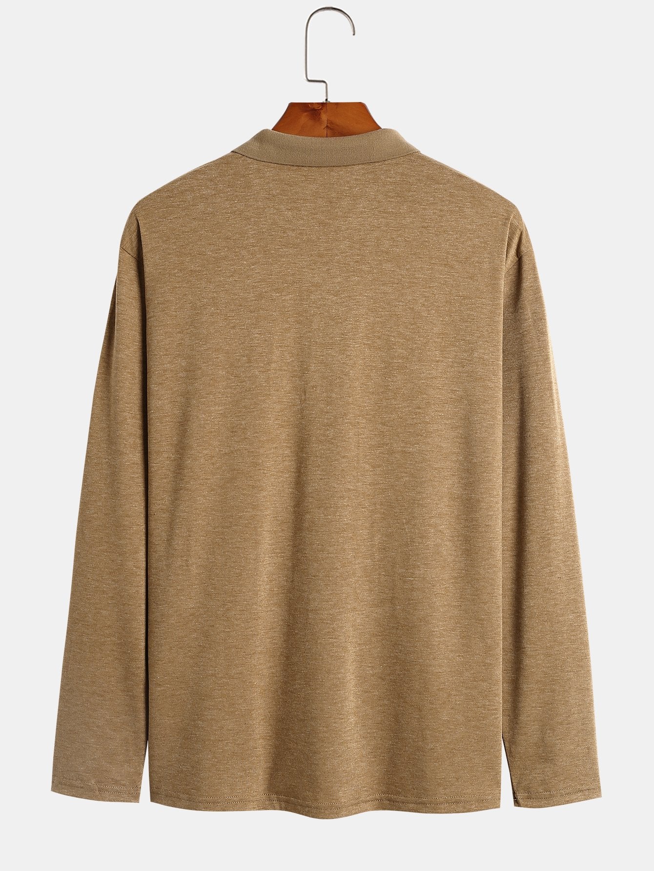 Long Sleeve Regular Fit Polo Shirt-Mitchell Shoes
