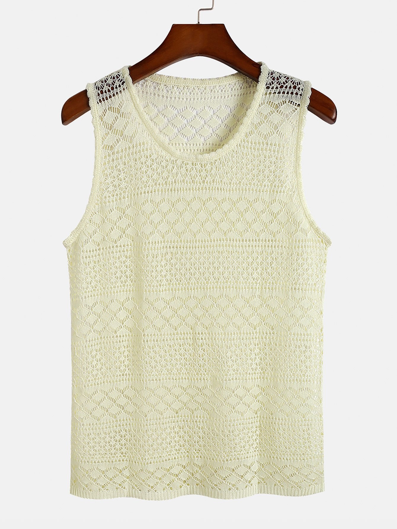 Knitted Textured Tank Top-Mitchell Shoes