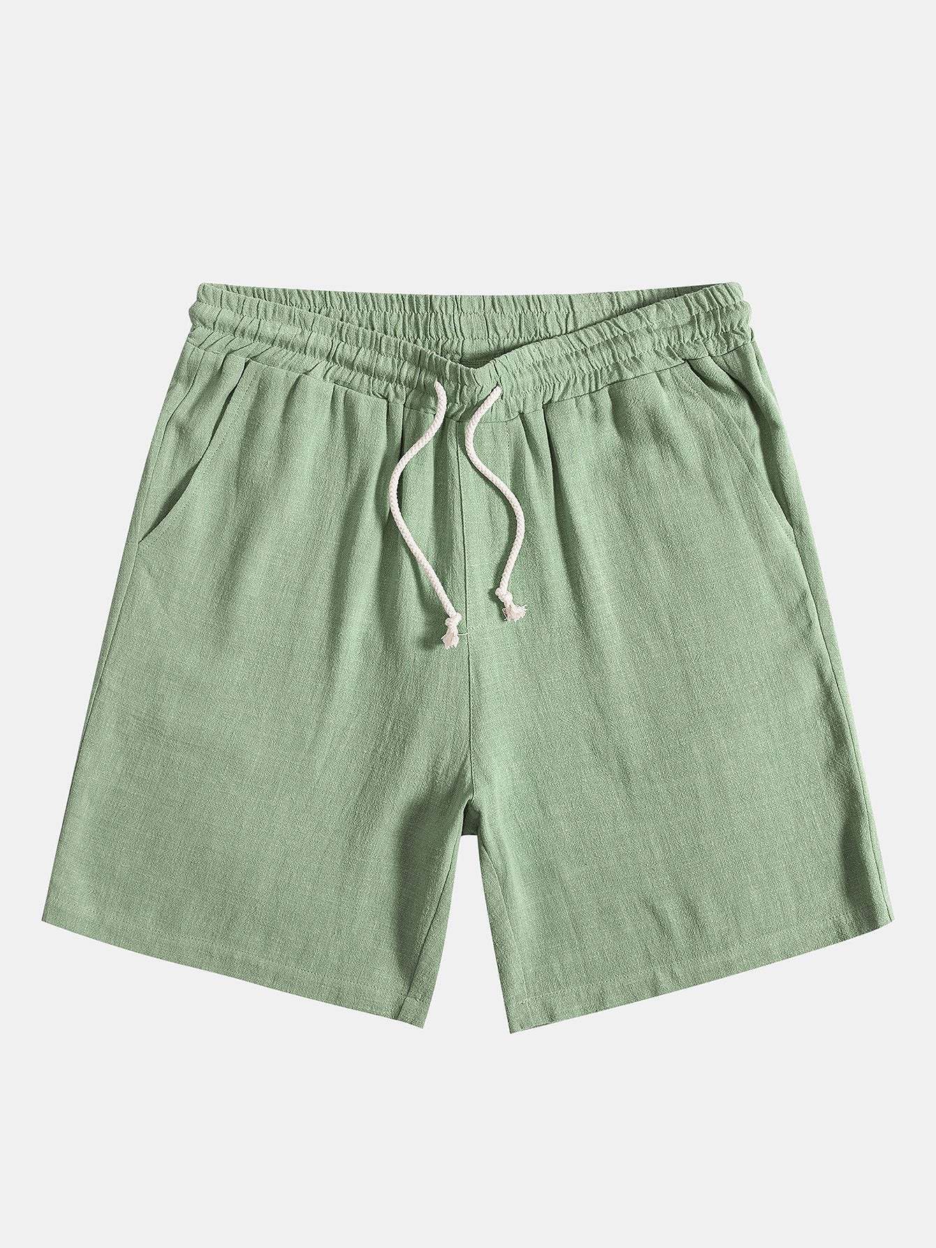 Linen Rayon Blend Shorts-Mitchell Shoes