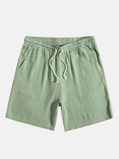 Linen Rayon Blend Shorts-Mitchell Shoes