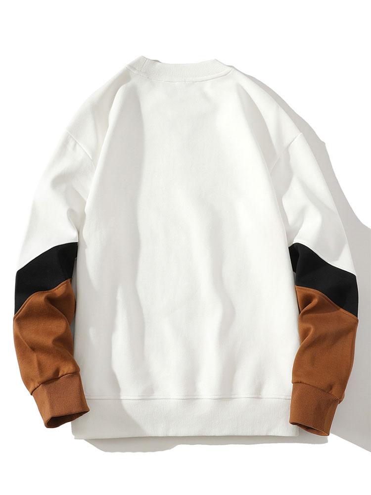 Color Block Crewneck Sweatshirt-Mitchell Shoes