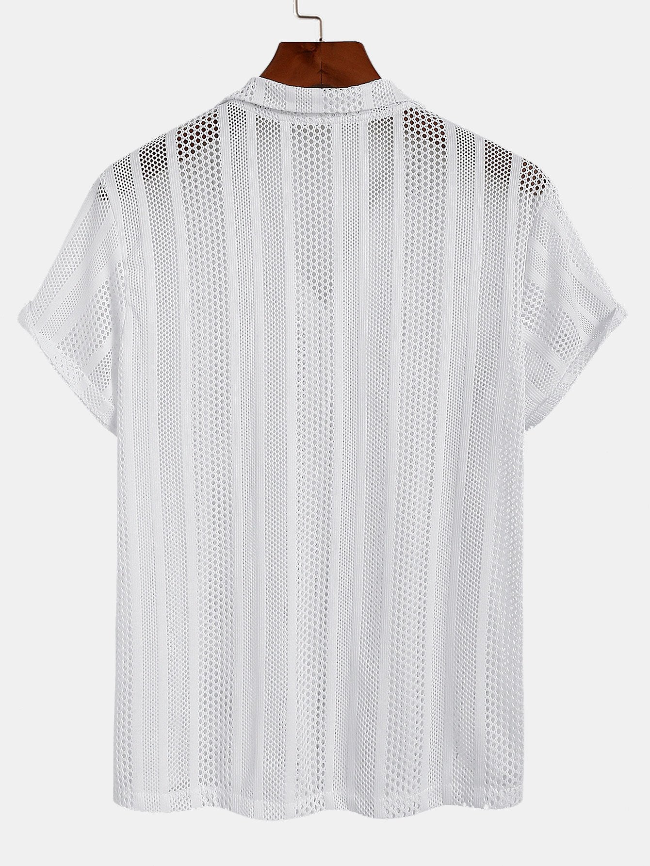 Mesh Textured Shirt-Mitchell Shoes