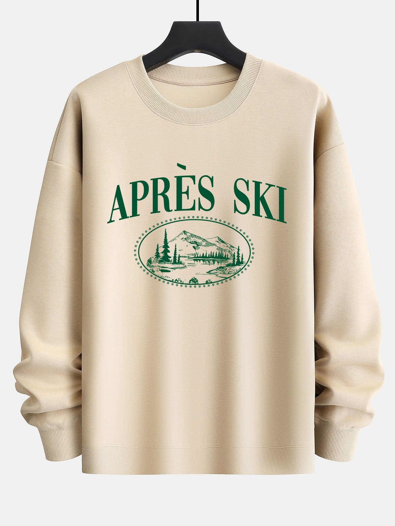 Après Ski Print Relax Fit Sweatshirt-Mitchell Shoes