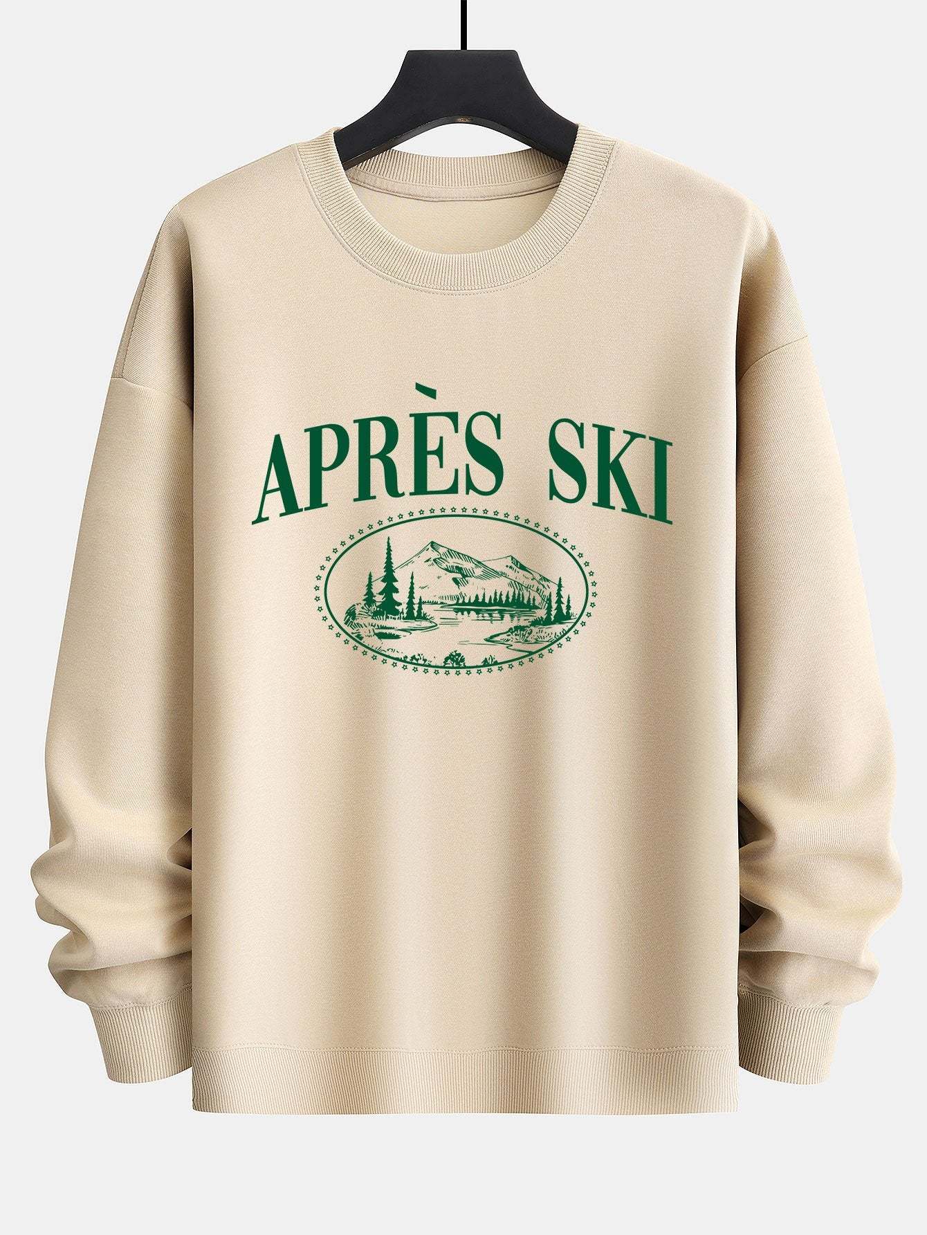 Après Ski Print Relax Fit Sweatshirt-Mitchell Shoes