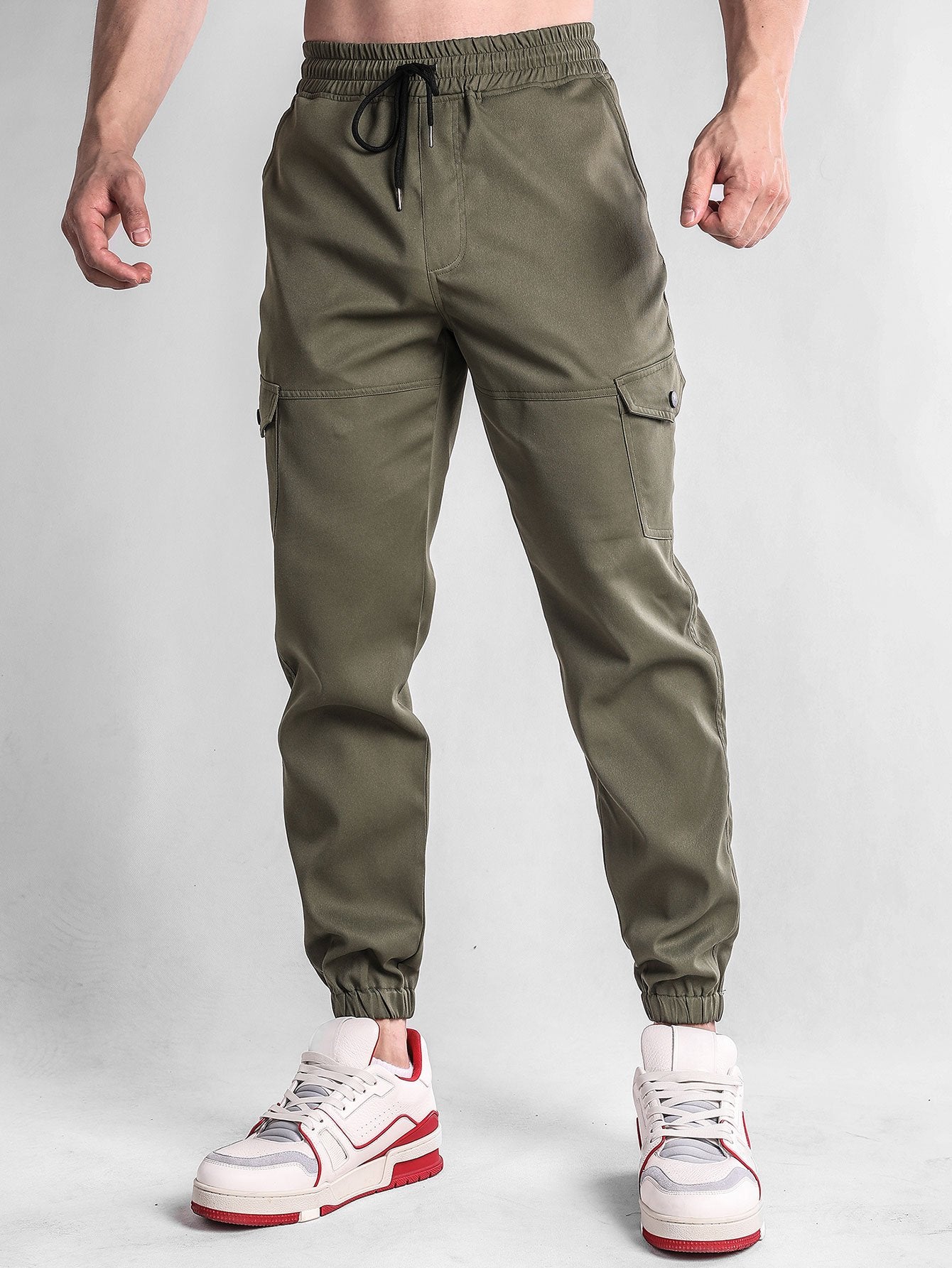 Chino Cargo Jogger Pants-Mitchell Shoes