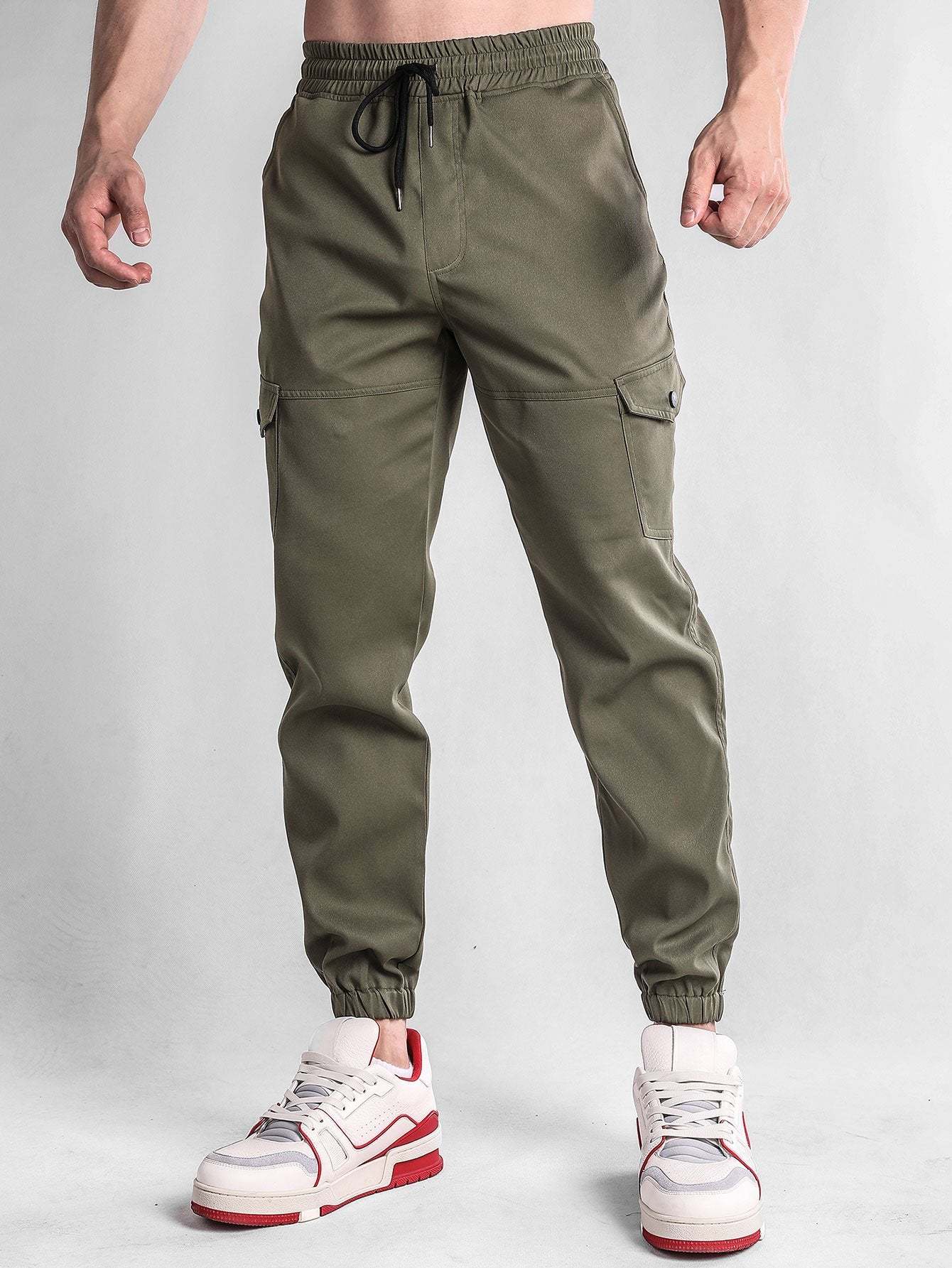 Chino Cargo Jogger Pants-Mitchell Shoes