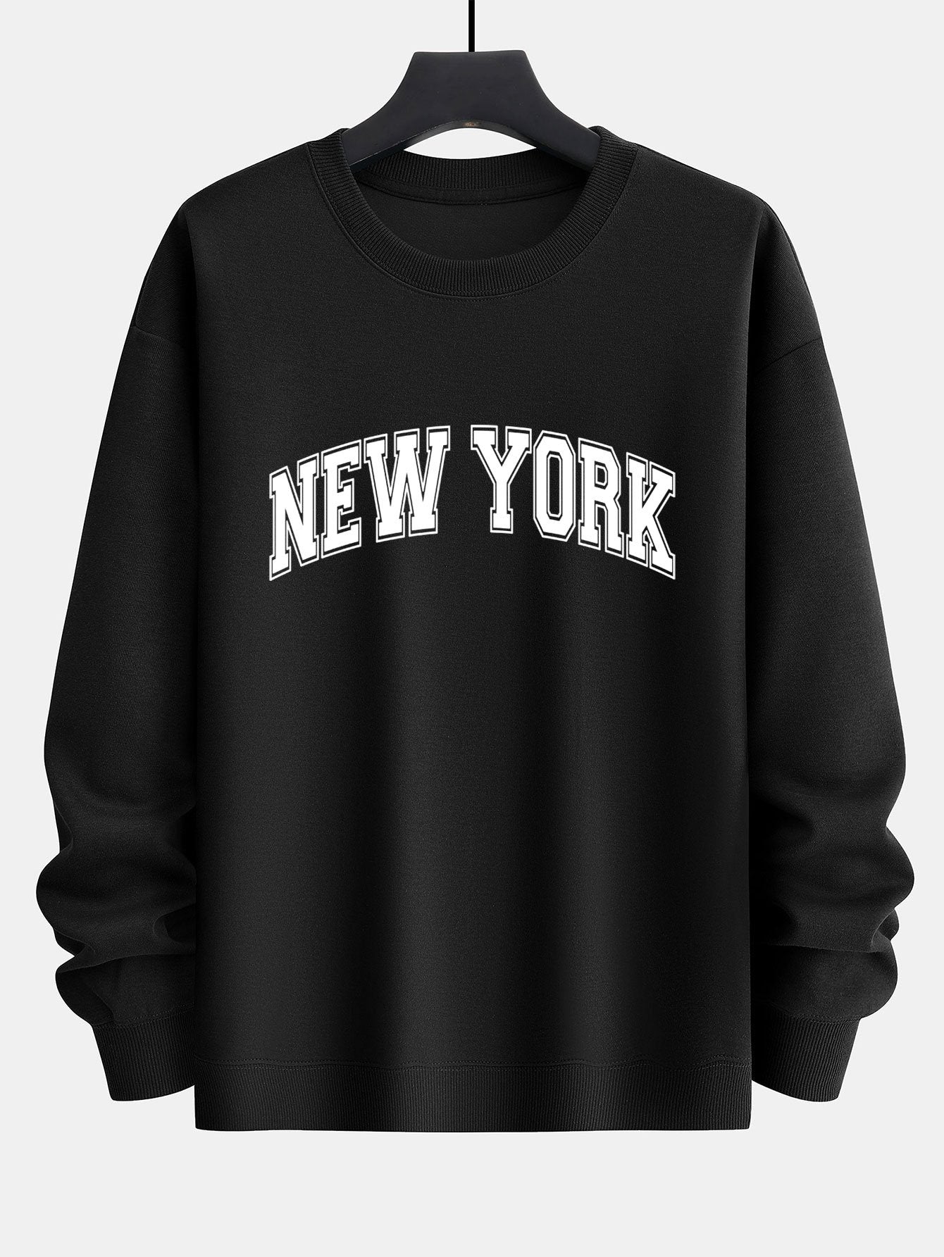 New York Print Relax Fit Sweatshirt-Mitchell Shoes
