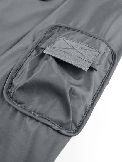 Multi Pockets Bomber Jacket-Mitchell Shoes