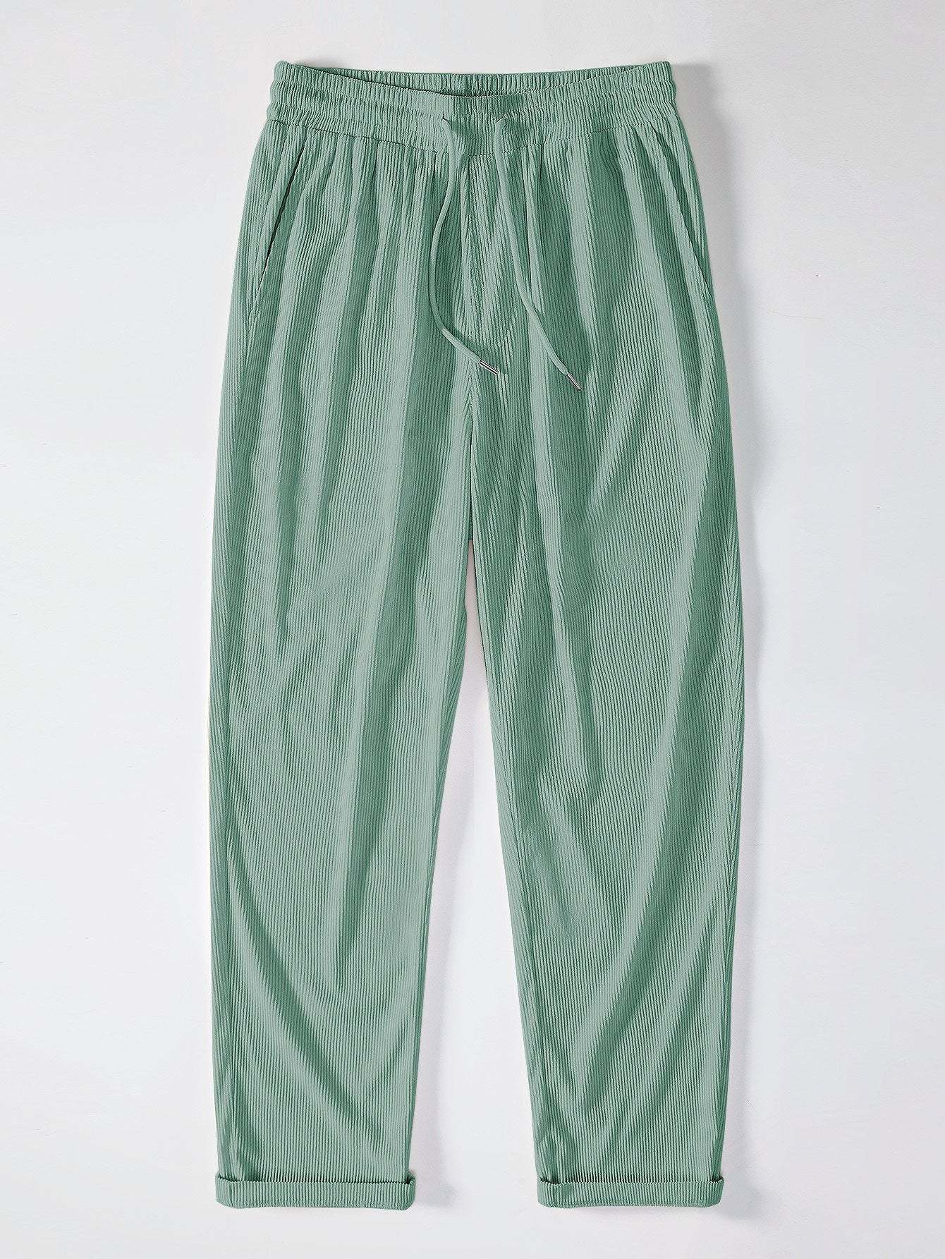 Straight Leg Corduroy Pants-Mitchell Shoes