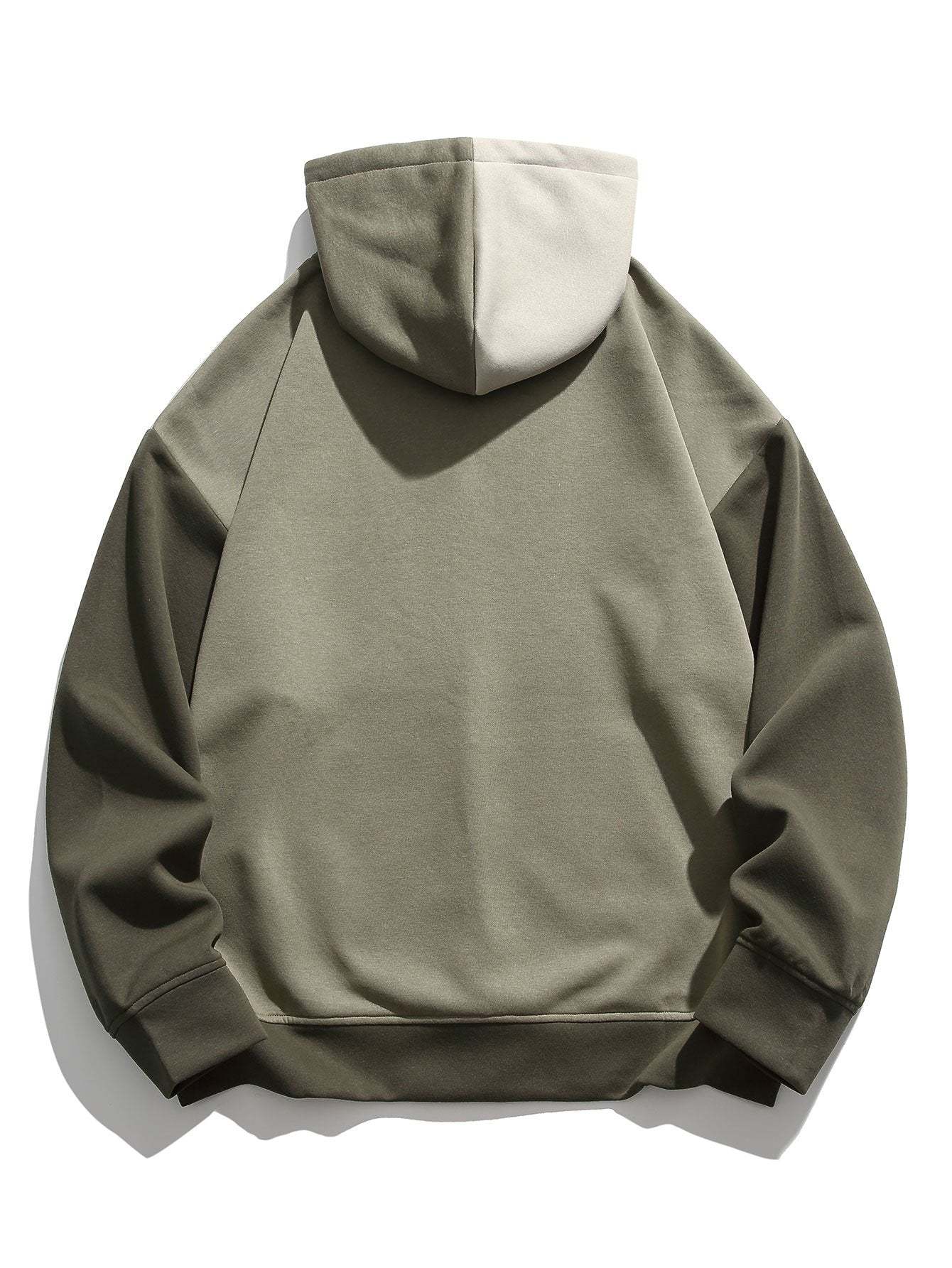 Oversize Color Block Hoodie-Mitchell Shoes