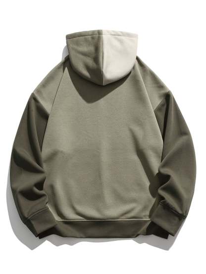 Oversize Color Block Hoodie-Mitchell Shoes
