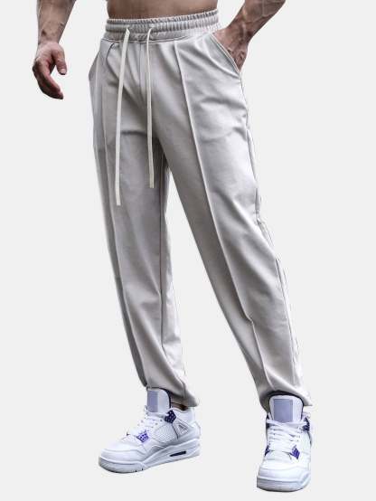 Tapered Jogger Pants With Pintuck-Mitchell Shoes