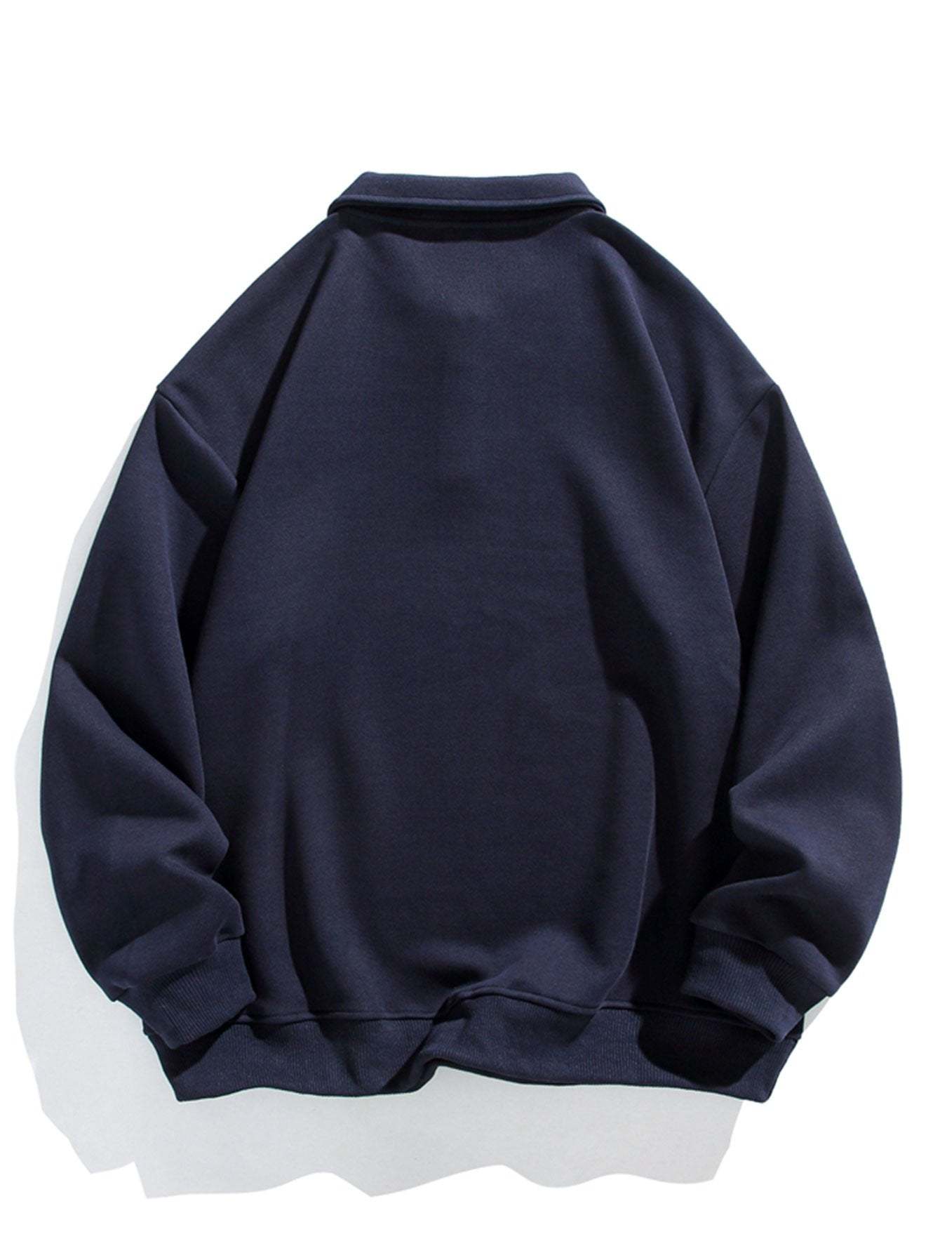 Relax Fit Basic Polo Sweatshirt-Mitchell Shoes