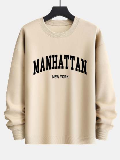 Manhattan Print Relax Fit Sweatshirt-Mitchell Shoes