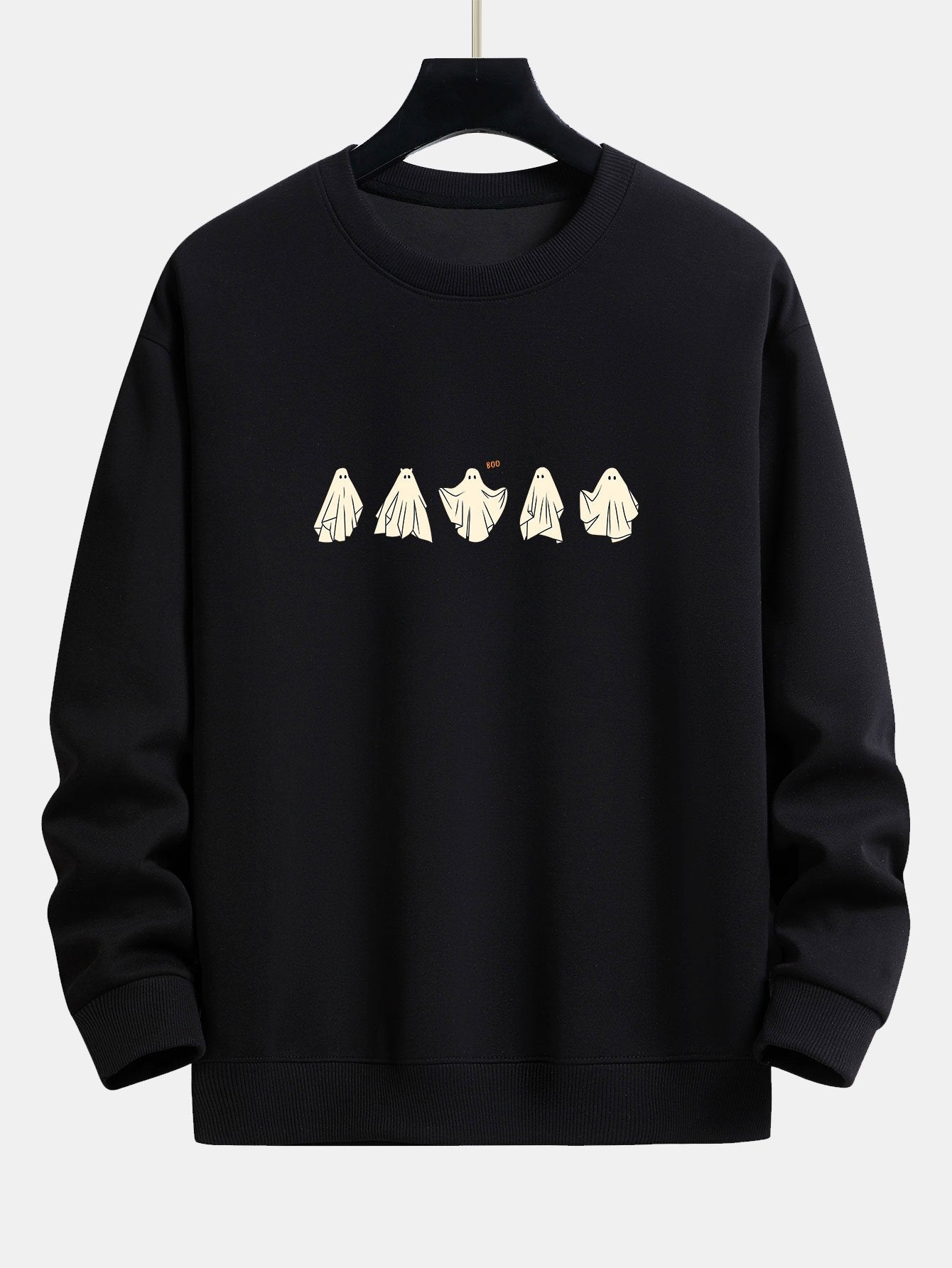 Ghost Print Relax Fit Sweatshirt-Mitchell Shoes