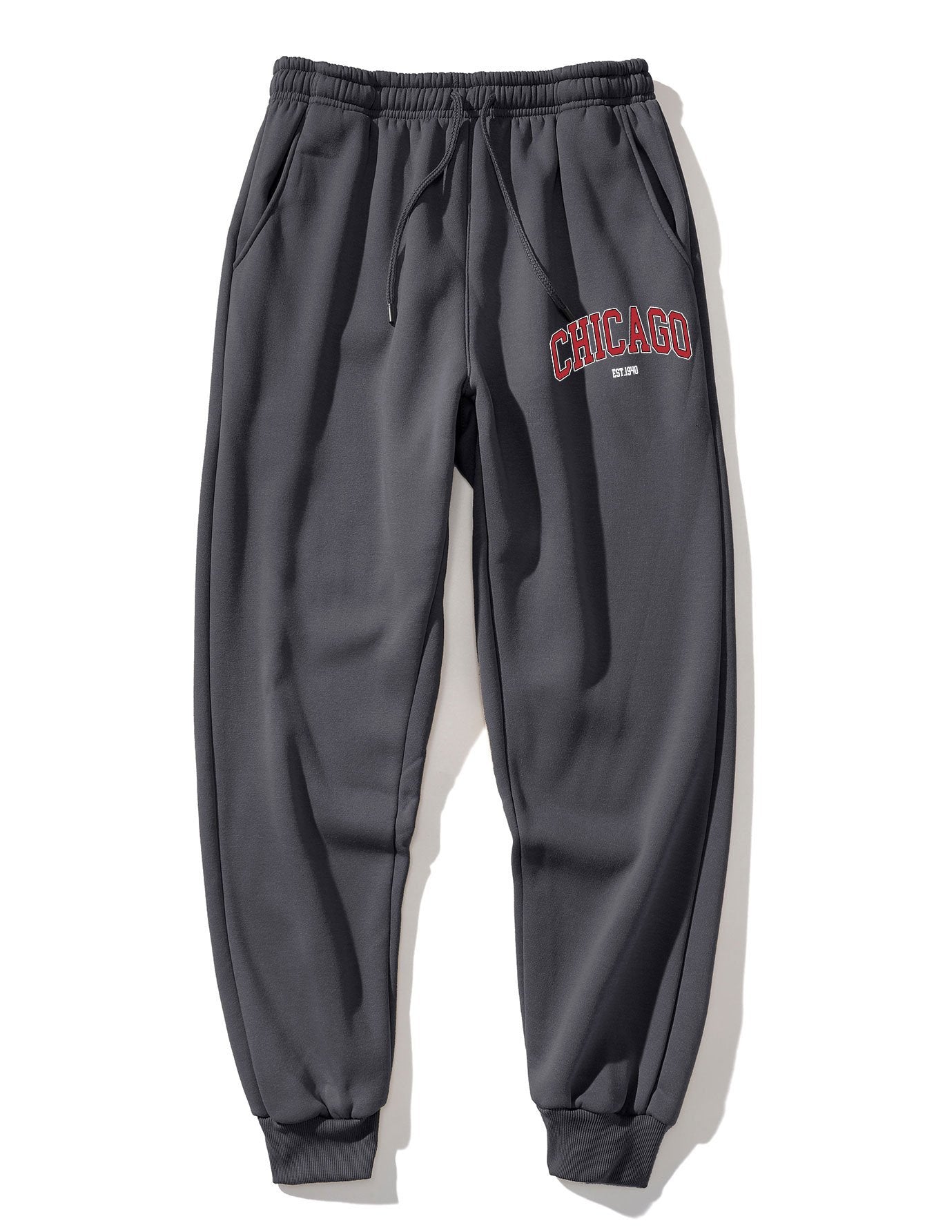 Chicago Print Jogger Pants-Mitchell Shoes