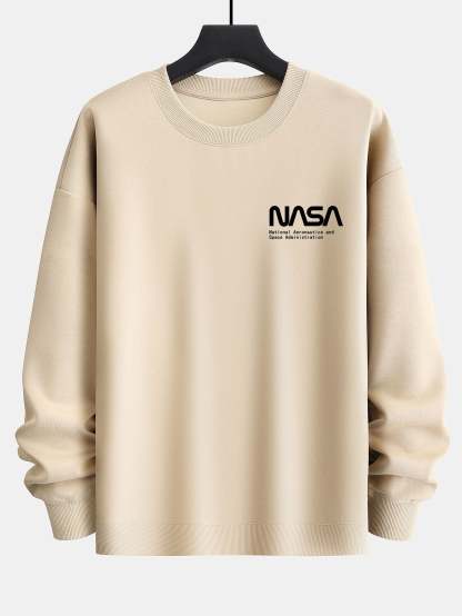 NASA Print Relax Fit Sweatshirt-Mitchell Shoes