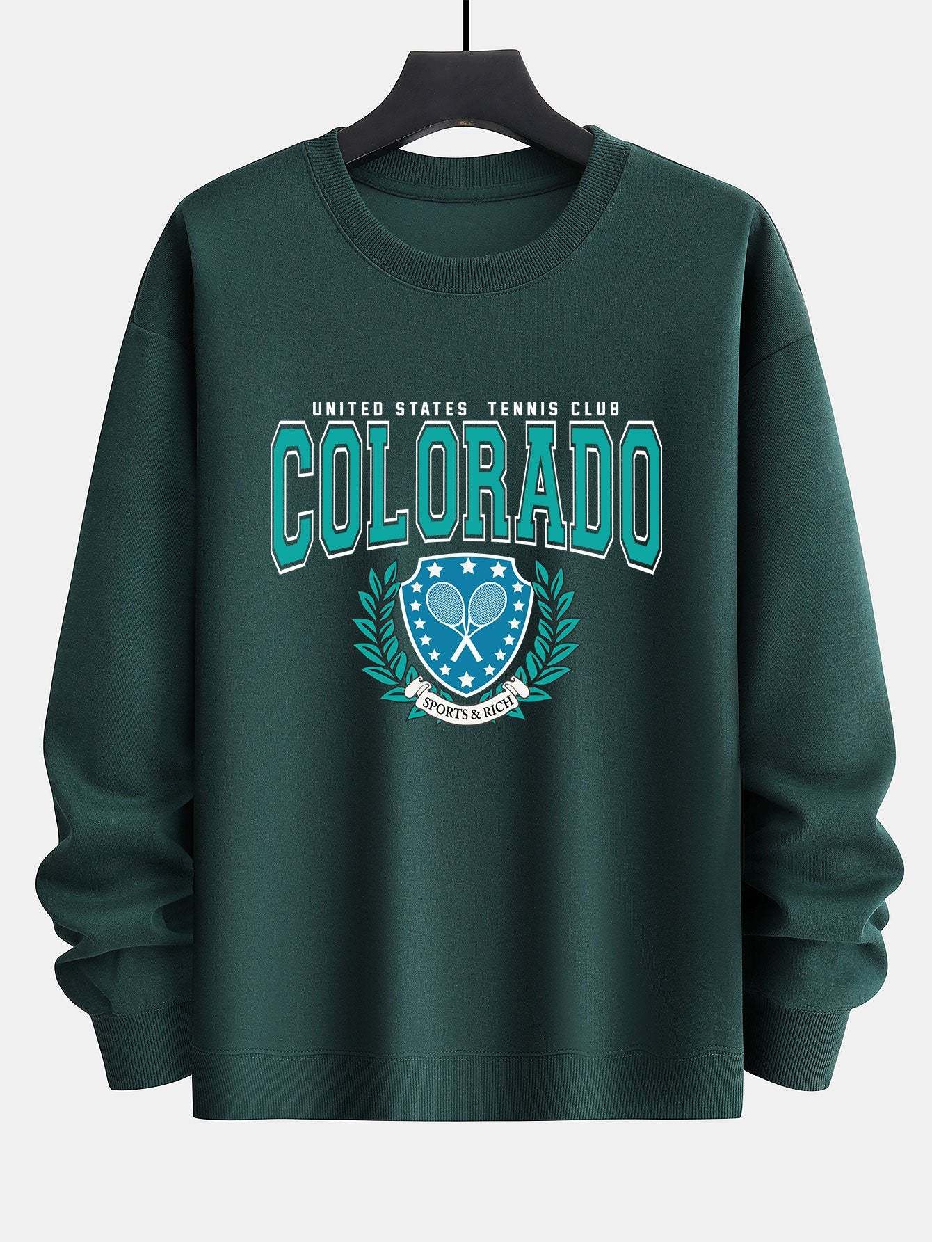 Colorado Tennis Varsity Print Relax Fit Sweatshirt-Mitchell Shoes