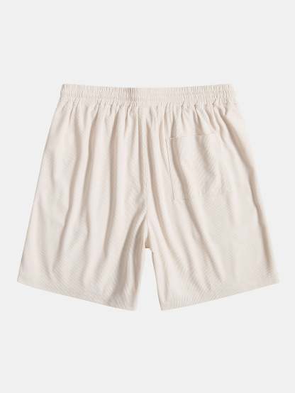Corduroy Drawstring Shorts-Mitchell Shoes