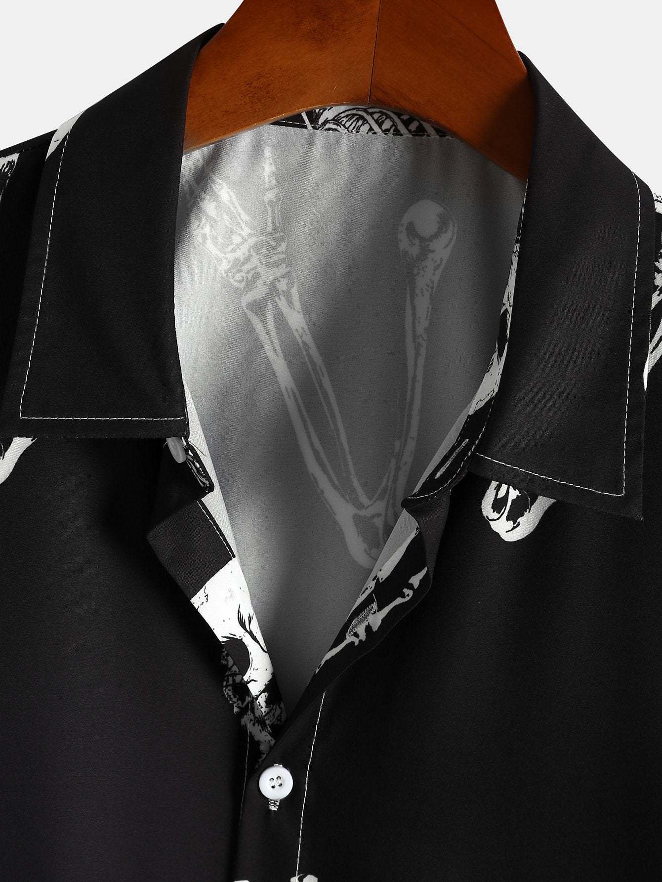 Skull Print Shirt-Mitchell Shoes
