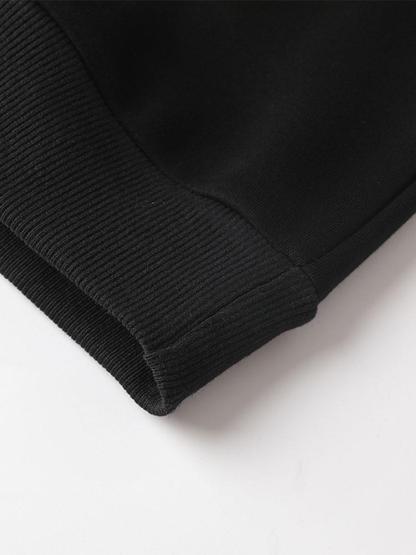 Contrast Webbing Crew Neck Sweatshirt-Mitchell Shoes