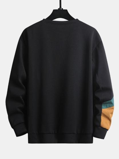 Color Block Crewneck Sweatshirt-Mitchell Shoes