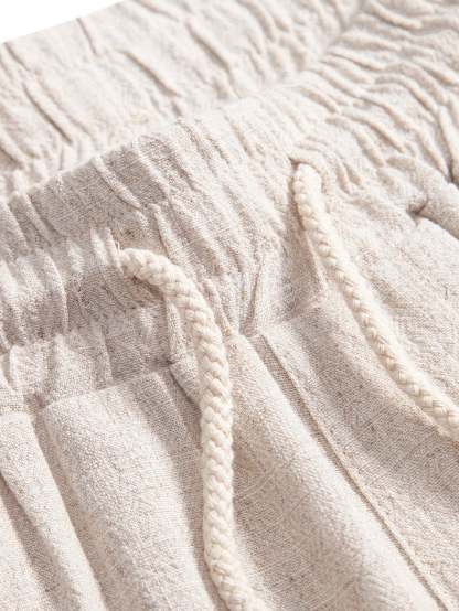 Linen Rayon Blend Shorts-Mitchell Shoes