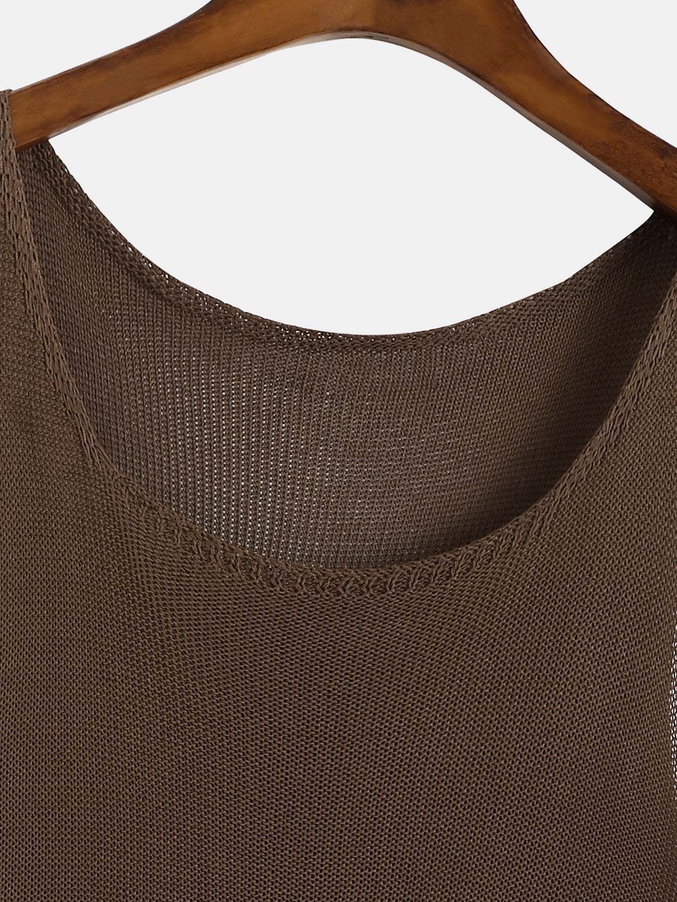 Knit Sweater Tank Top-Mitchell Shoes