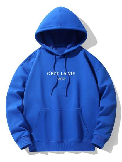 Paris Print Cotton Blend Hoodie & Jogger Pants-Mitchell Shoes