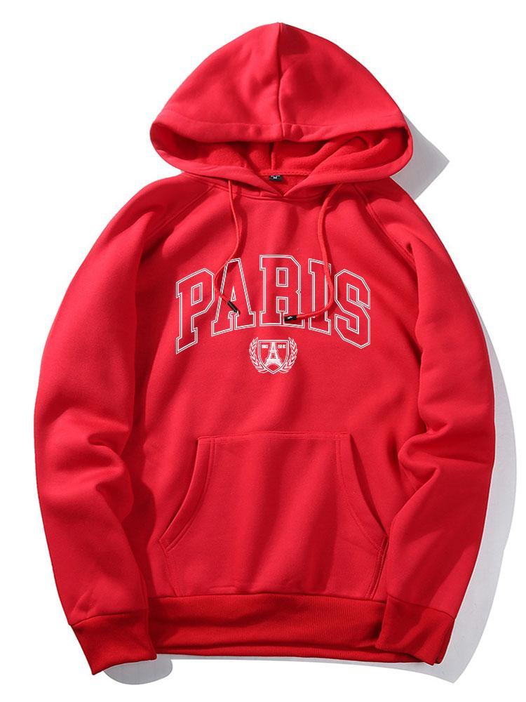 Paris Print Hoodie-Mitchell Shoes
