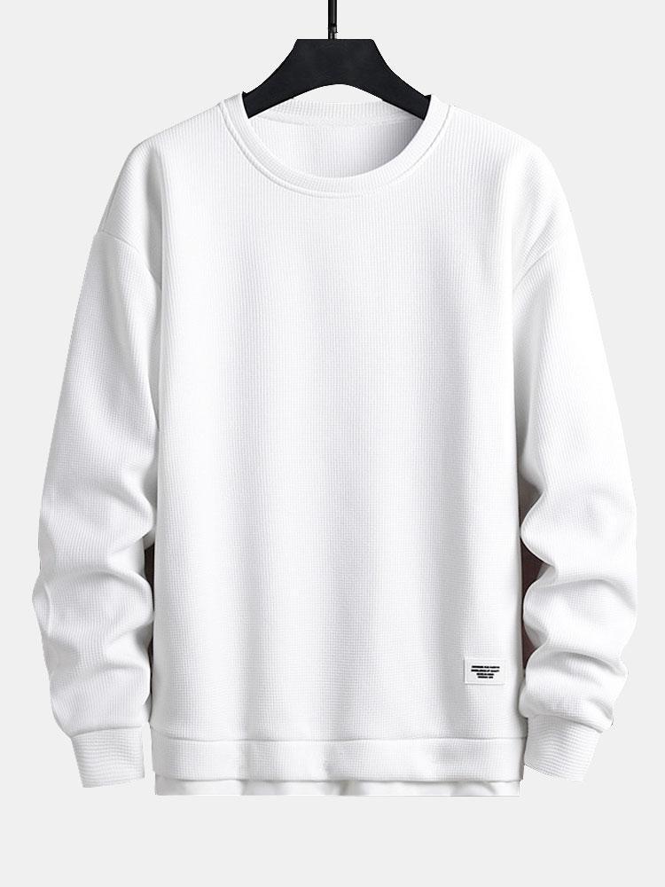 Two Layer Waffle Sweatshirt-Mitchell Shoes