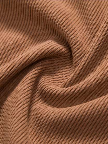 Color Block Corduroy Polo Shirt-Mitchell Shoes