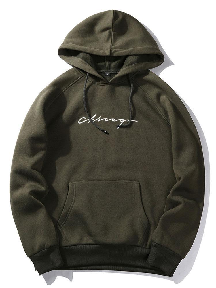 Chicago Print Raglan Hoodie-Mitchell Shoes