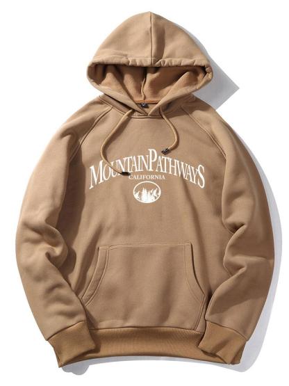 Mountain Pathways Print Hoodie-Mitchell Shoes